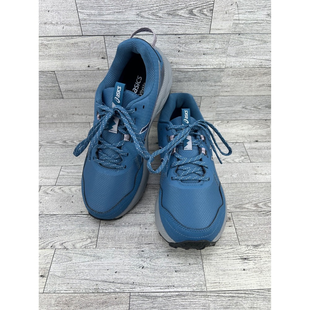NWOT Like New ASICS Gel Venture 10 Women Blue Trail Running Shoes Size 8.5 US